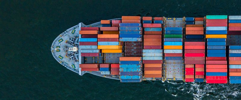 Cargo Container Ship